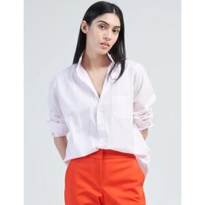 Frank and Eileen Relaxed Button-Up Striped‎ Shirt Size Small New with Tags